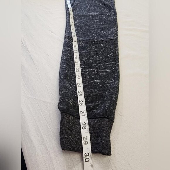 Black Drawstring Joggers Men's Zip Pockets, size Small - Picture 3 of 8